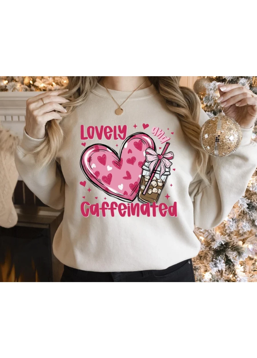Coffee Valentine's Day Sweatshirt: Coquette Heart Nurse Shirt