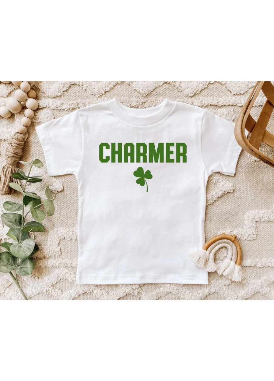 Charmer St Patricks Day Kids Shirt, Cute St Patricks Toddler Shirt,St Pattys Day Shirt,St Patricks Day Boys Shirt,St Patricks Day Baby Shirt
