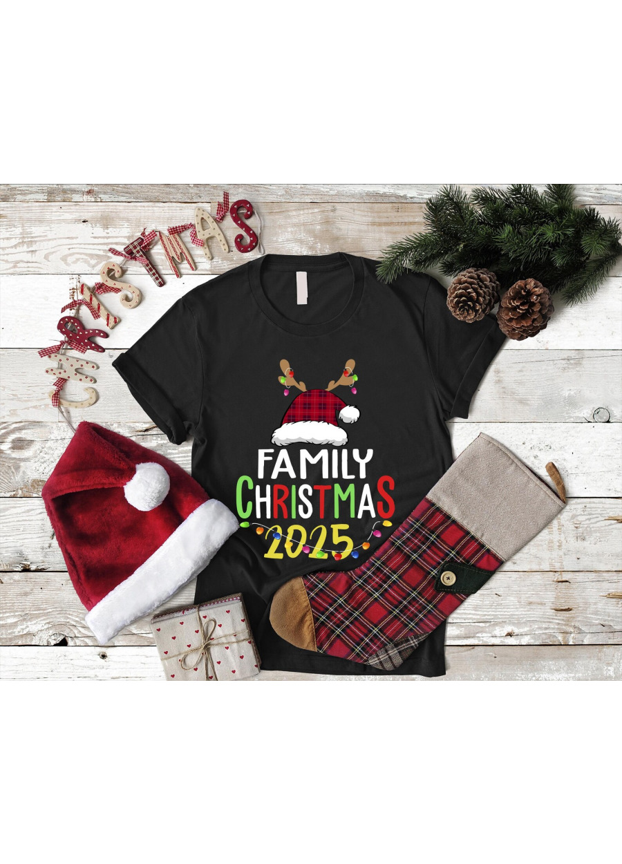 Funny Family Christmas 2025 Matching Shirt: Santa Tee