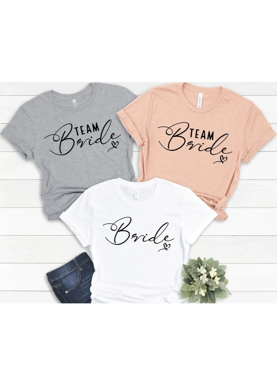 Team Bride Shirt, Bachelorette Party T-Shirt, Bridesmaid Tee