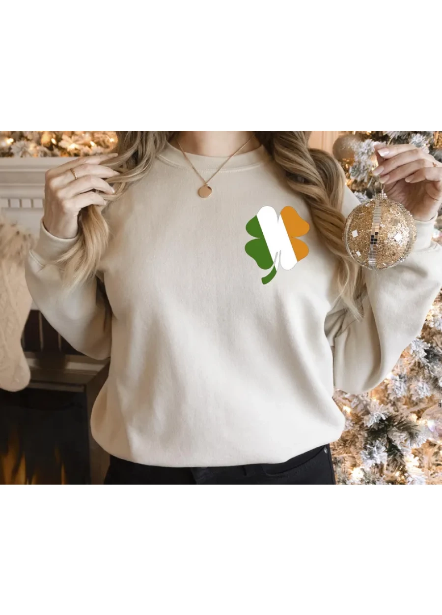 St. Patrick's Day Sweatshirt, Irish Shamrock Sweater, Saint Patricks Hoodie
