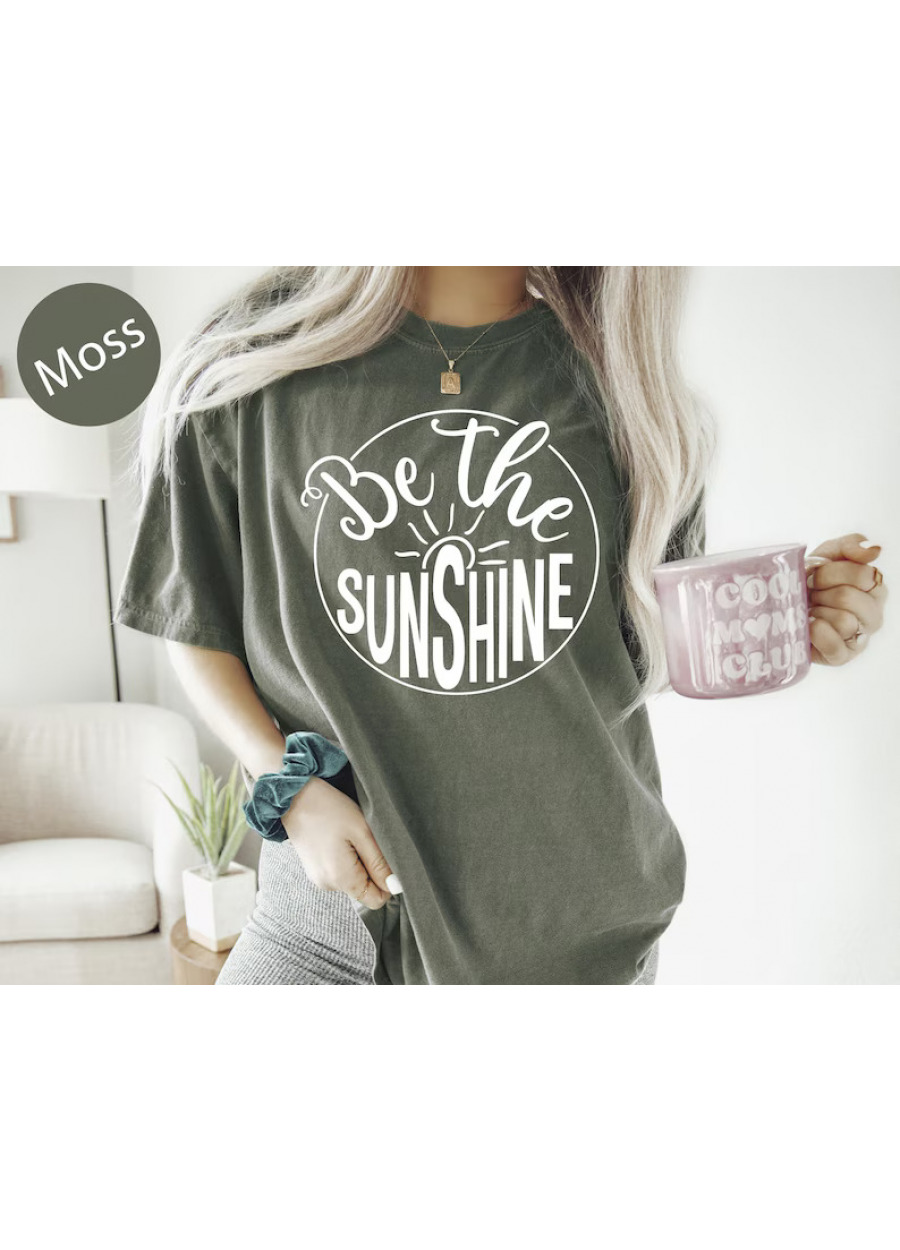 Comfort Colors 'Be The Sunshine' Shirt: Boho Summer Vibe