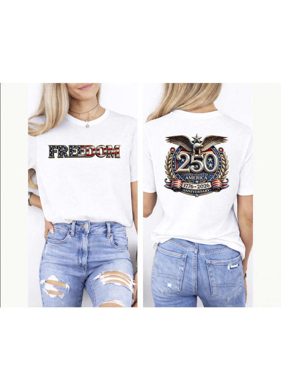 Freedom 250th Anniversary Shirt, USA 250 Years Independence Apparel, 1776–2026 America T-shirt