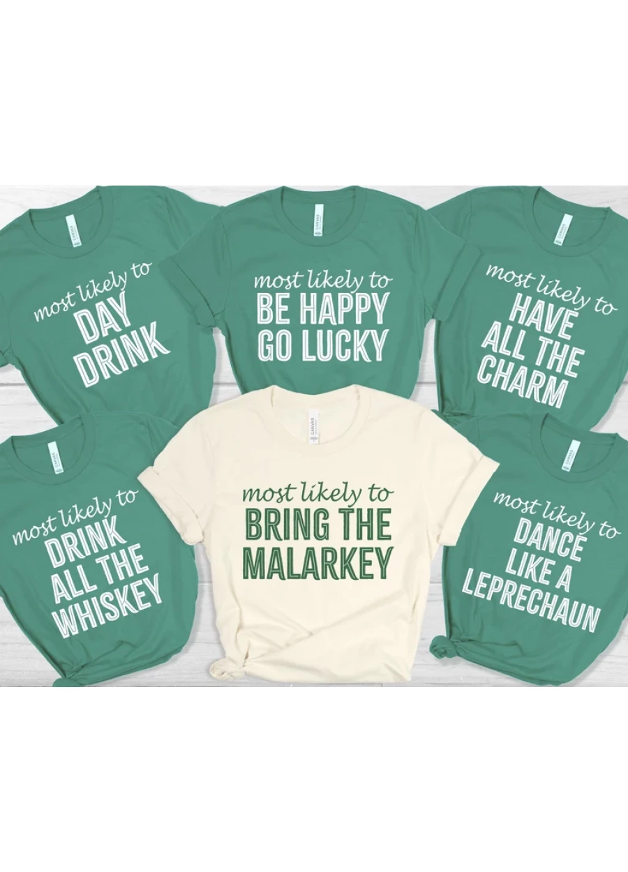 Custom St Patrick's Day Shirt, Funny Drinking Team Tee