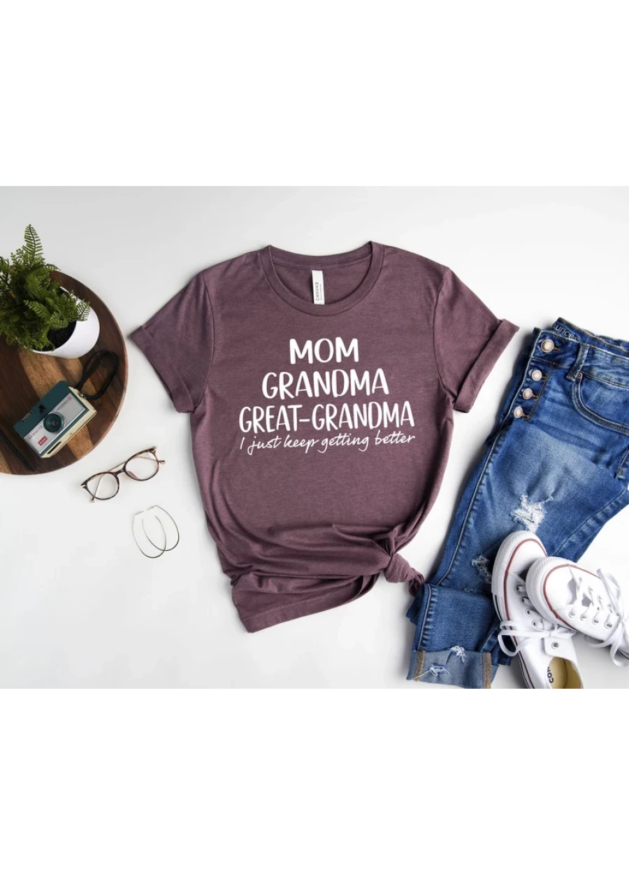 Great Grandma Shirt, Pregnancy Announcement, Baby Announcement, Baby Reveal To Family, Grandma Birthday, Gift For Great-Grandma, Grandma Tee