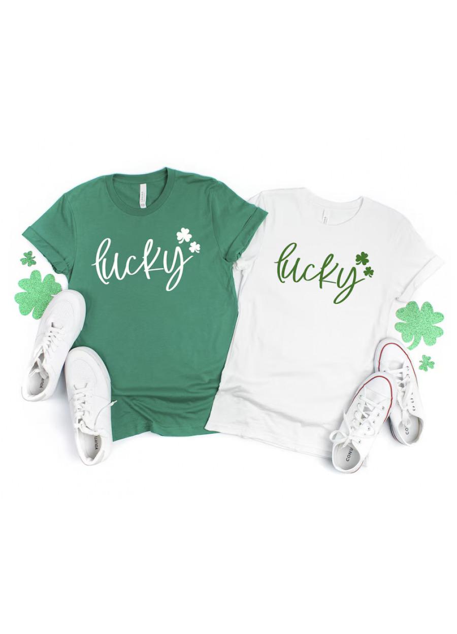 Lucky Shamrock Shirt, St Patrick's Day Tee