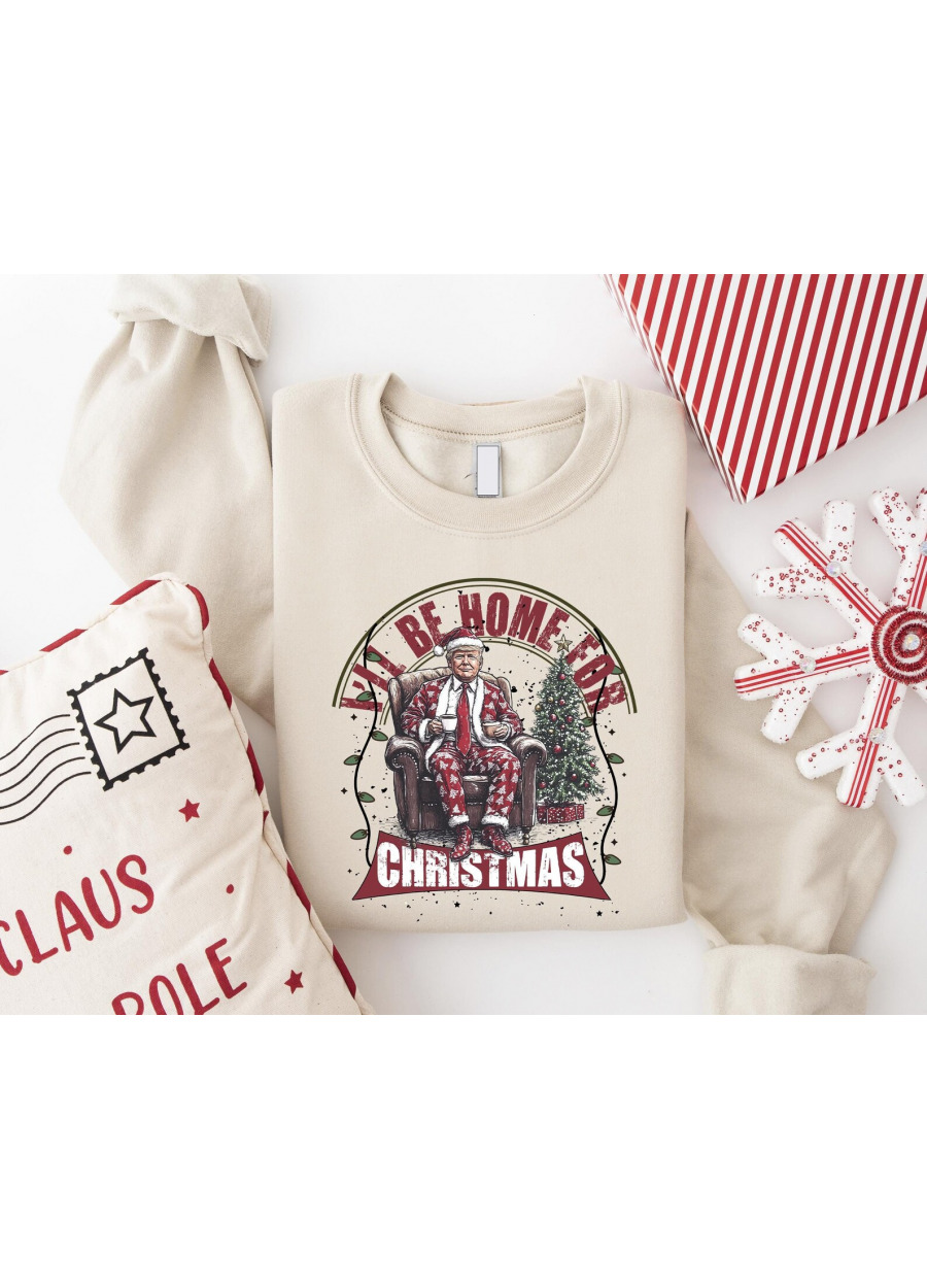 Trump Christmas Sweatshirt: Humorous Republican Holiday Tee