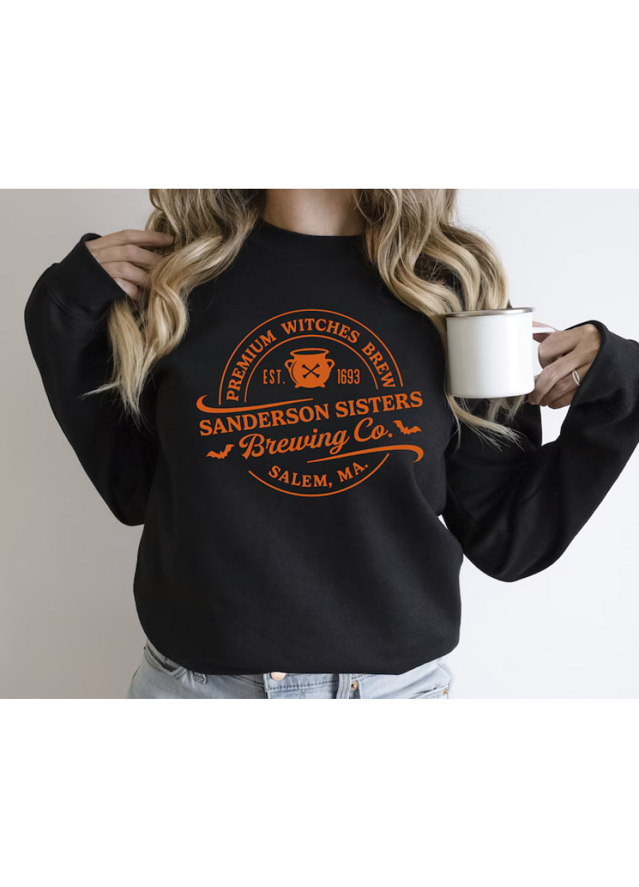 Sanderson Sisters Brewing Co. Sweatshirt - Halloween Witches Brew Shirt