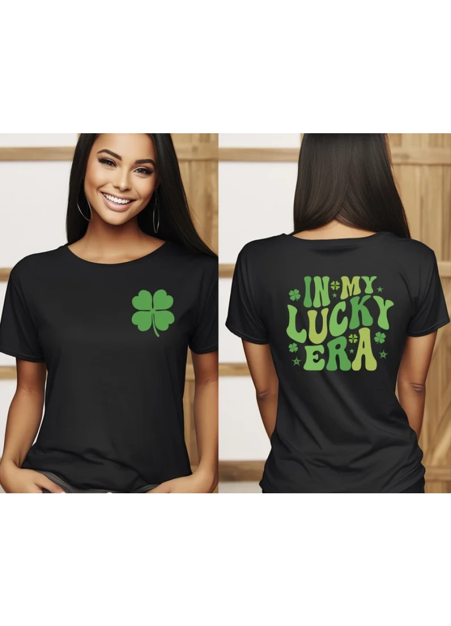 Lucky Era St. Patrick's Day Shirt, Shamrock Clover Tee