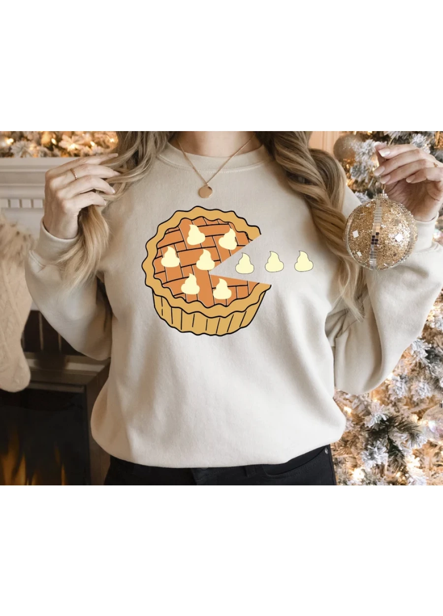 Pumpkin Pie Sweatshirt: Funny Thanksgiving Fall Sweater