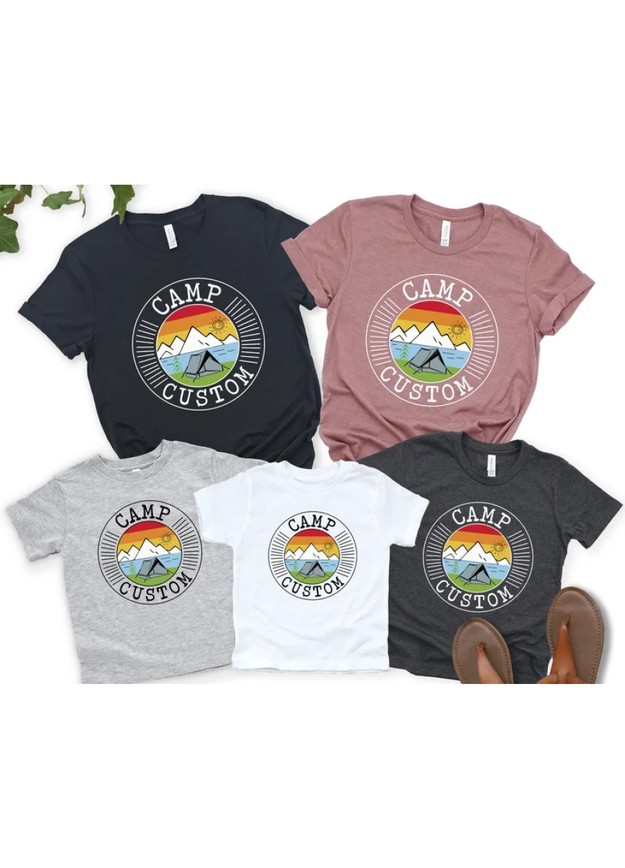 Custom Camp T-Shirt: Family Camping Trip Shirt