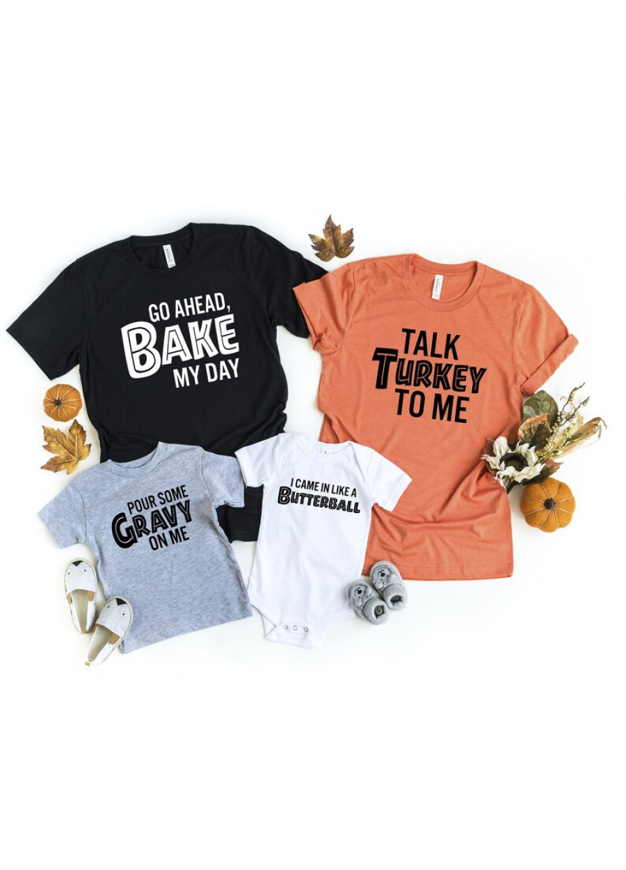 Funny Thanksgiving Matching Shirts: Friendsgiving Group Tees
