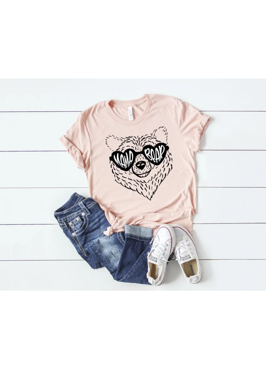 Mama Bear T-Shirt: Mom Life, Animal Lover Gift