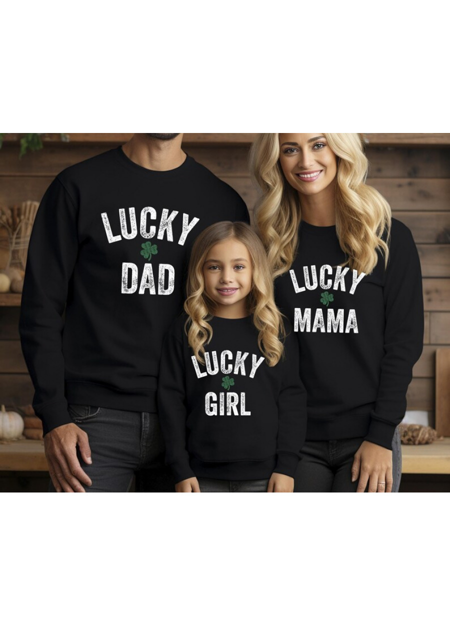Matching St Patricks Day Sweatshirts: Lucky Family Outfits