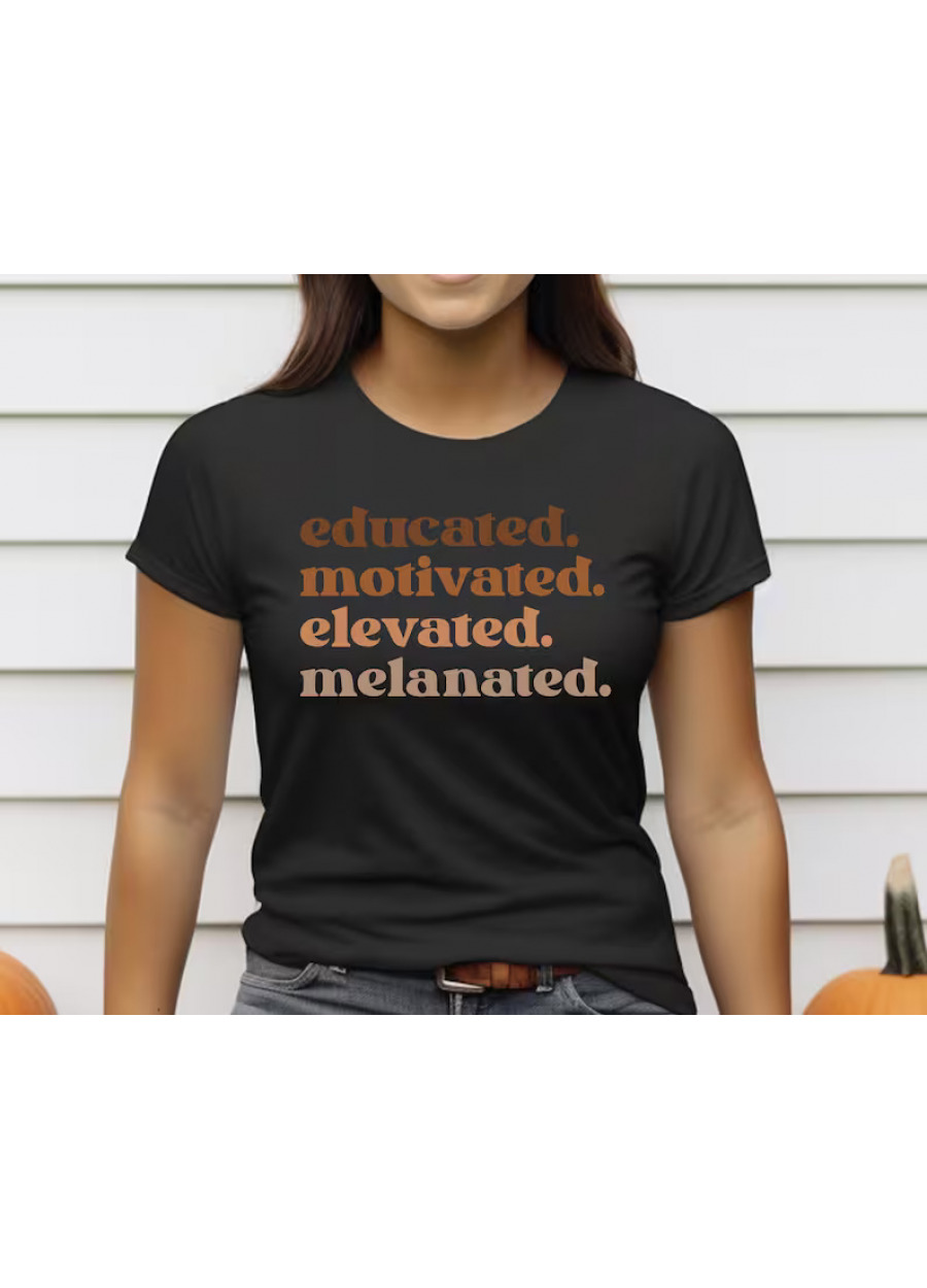 Melanin Teacher Tee: Black History Month Gift for Black Women