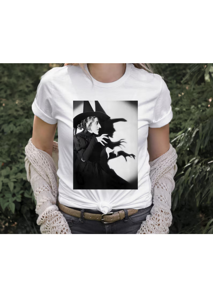 Witch Shadow T-Shirt: Halloween Wizard of Oz Movie Tee