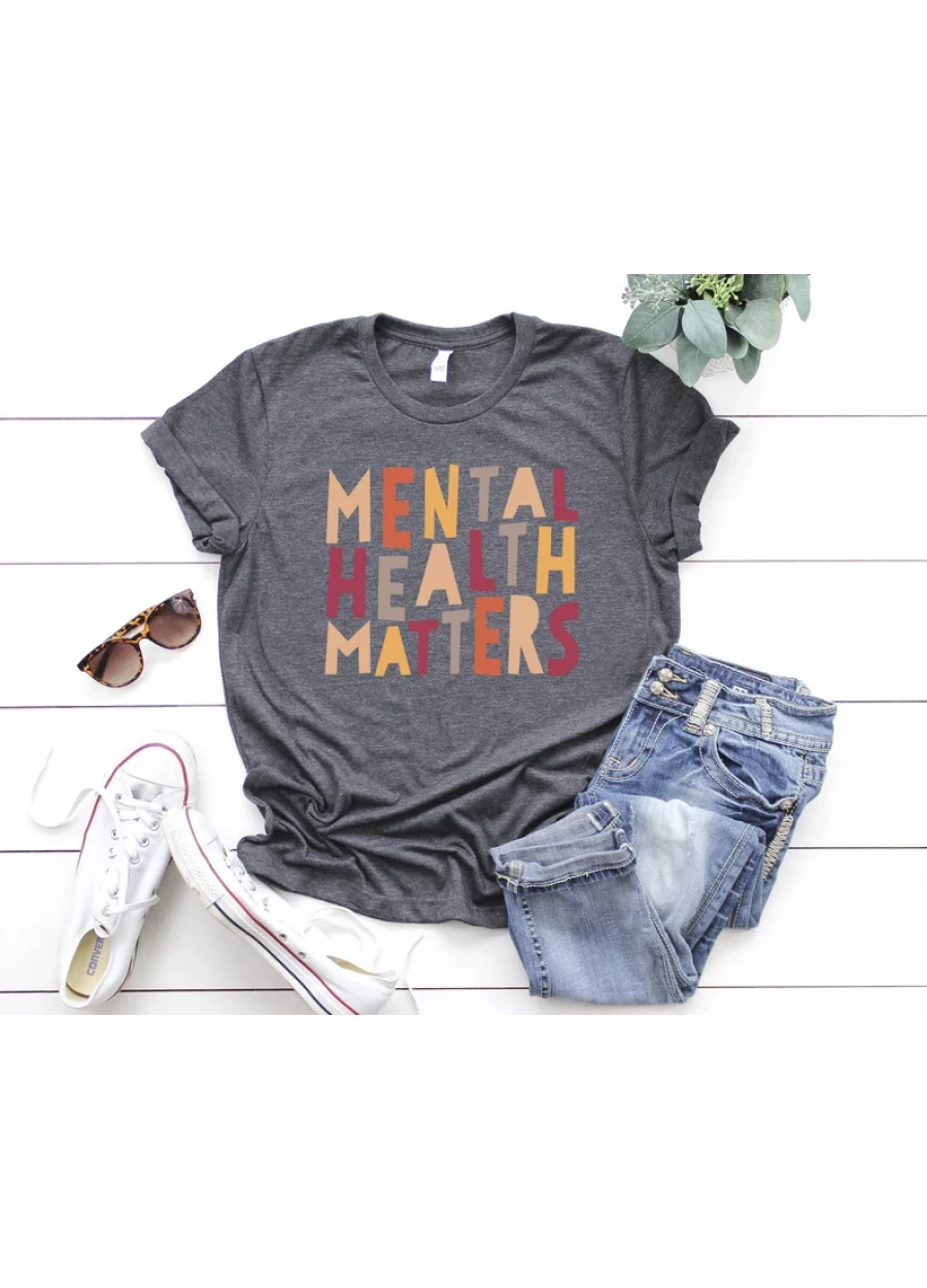 Mental Health Matters Shirt: Therapist Psychologist Tee