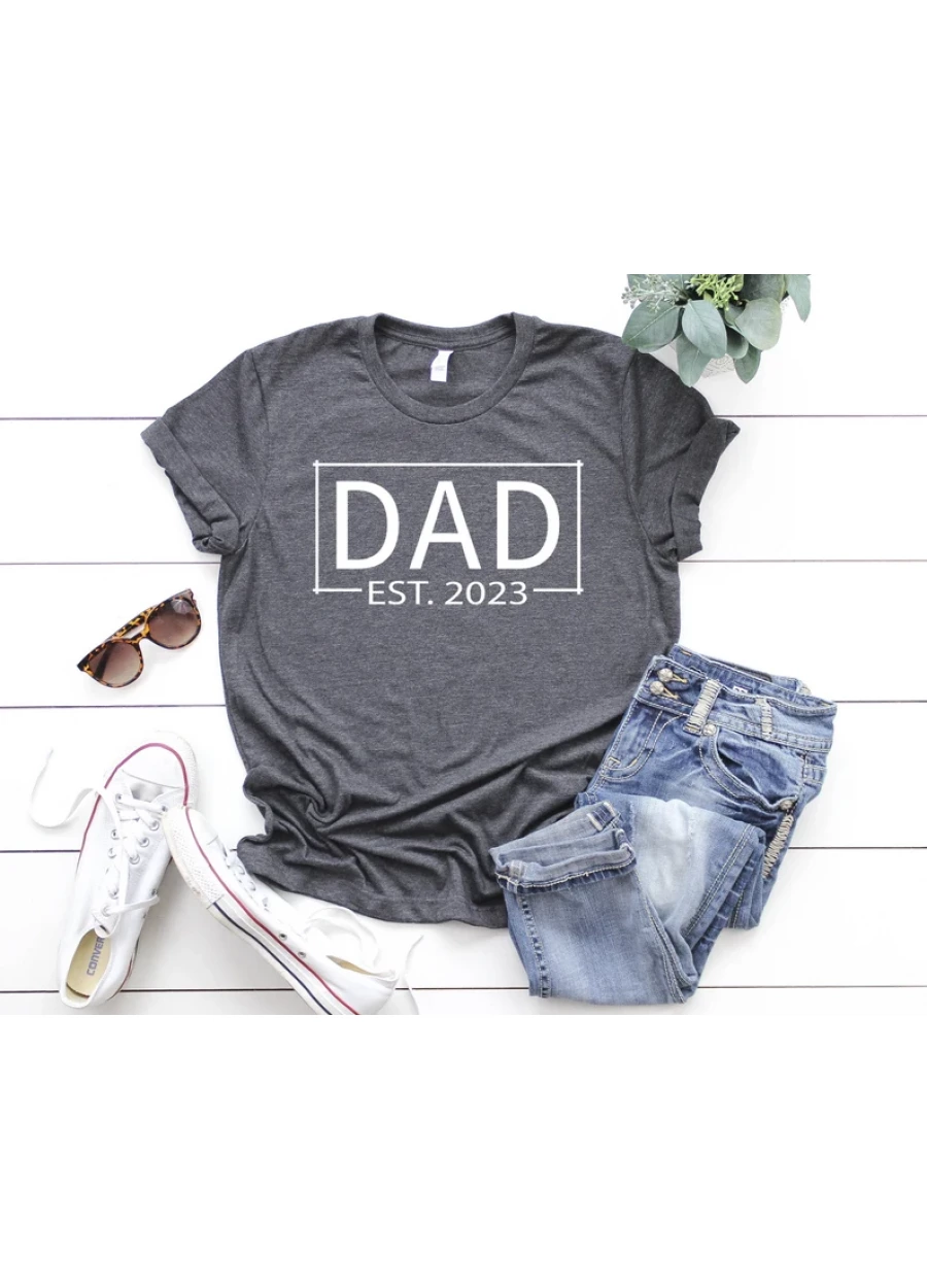 Dad Est 2026 Shirt, New Dad T-Shirt, Father's Day Tee