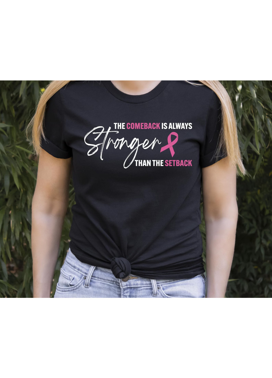 Pink Ribbon Breast Cancer Awareness Shirt: Survivor Gift