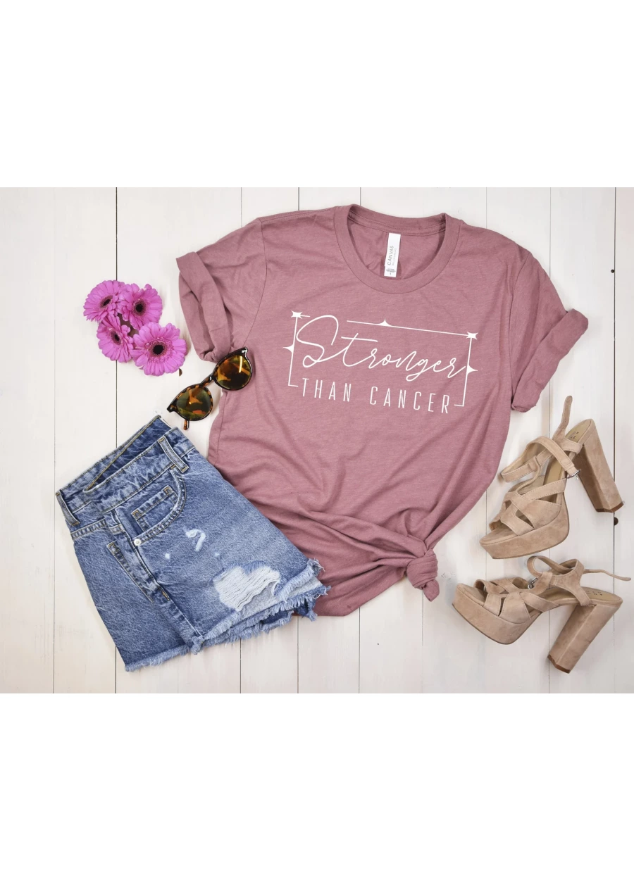 tronger Than Cancer T-Shirt: Cancer Awareness Tee