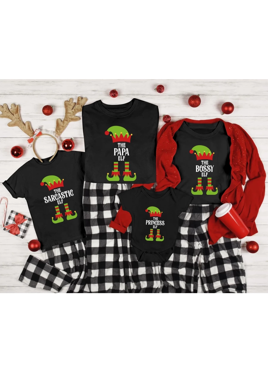 Custom Elf Family Matching Shirt: Funny Christmas Tee