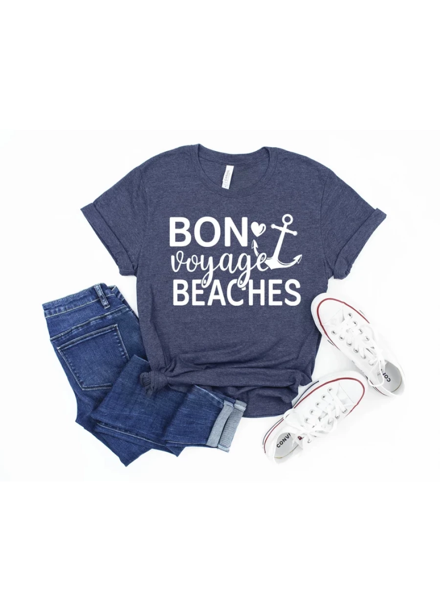 Bon Voyage Beaches Shirt: Cruise Vacation Tee