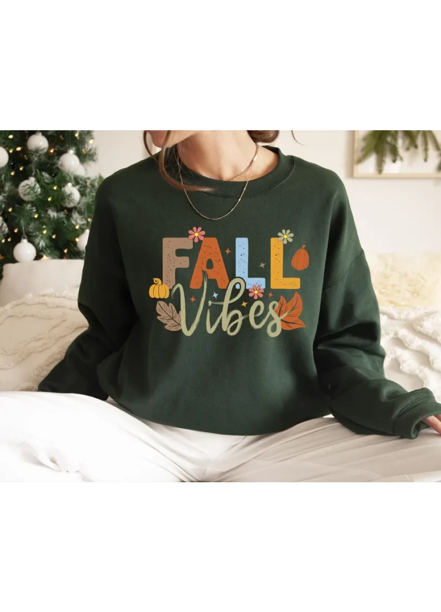 Fall Leopard Print Sweatshirt: Thanksgiving T-Shirt