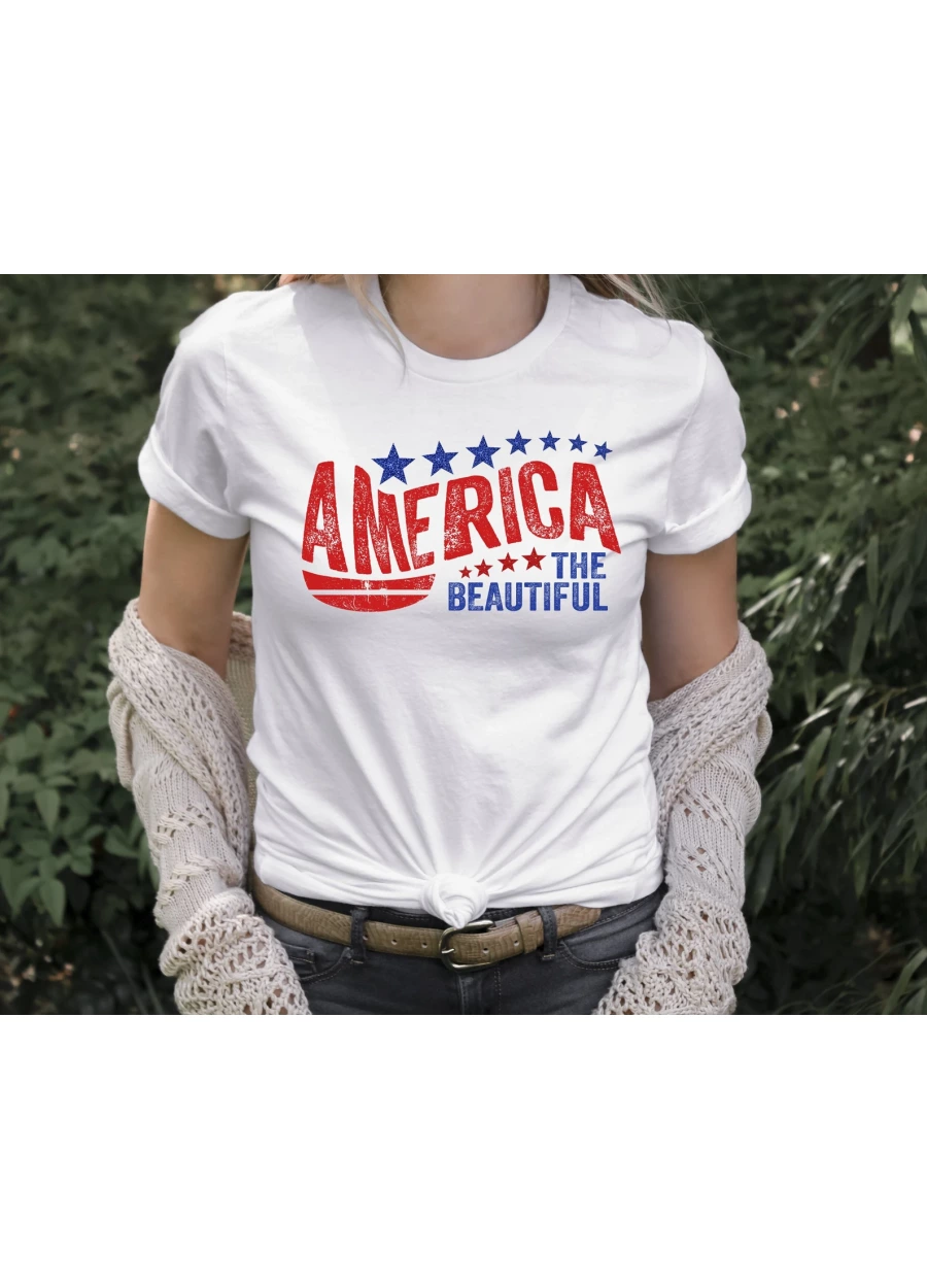 Retro America T-Shirt: Patriotic USA, 4th of July Shirt