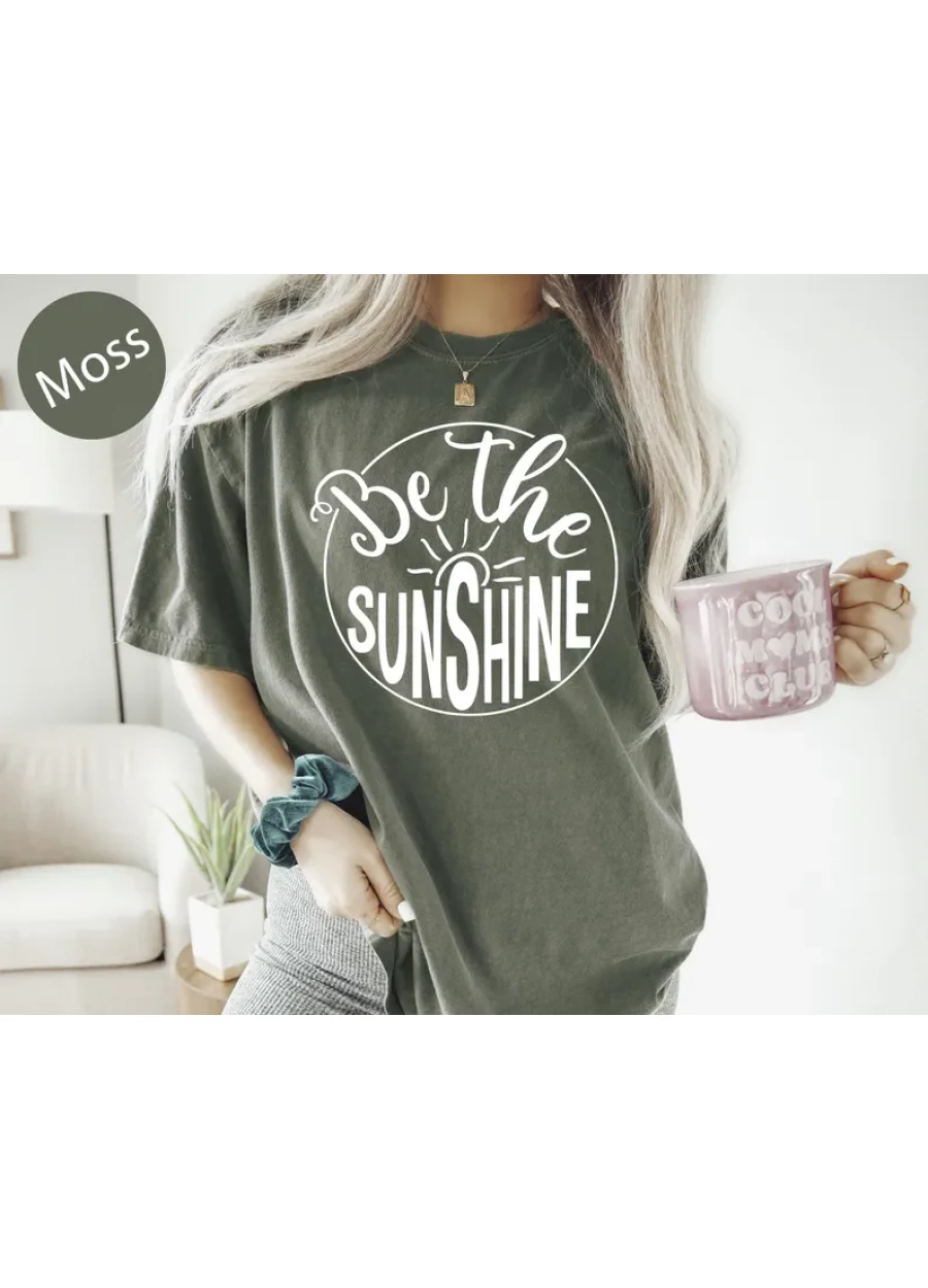 Comfort Colors 'Be The Sunshine' Shirt: Boho Summer Vibe NewStyle