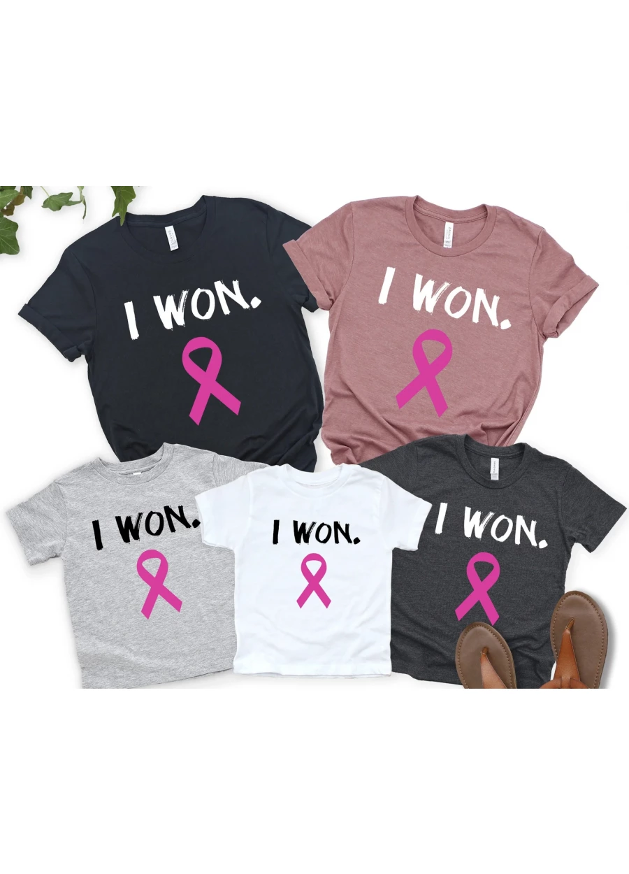 I Won Cancer Shirt: Breast Cancer Awareness Tee