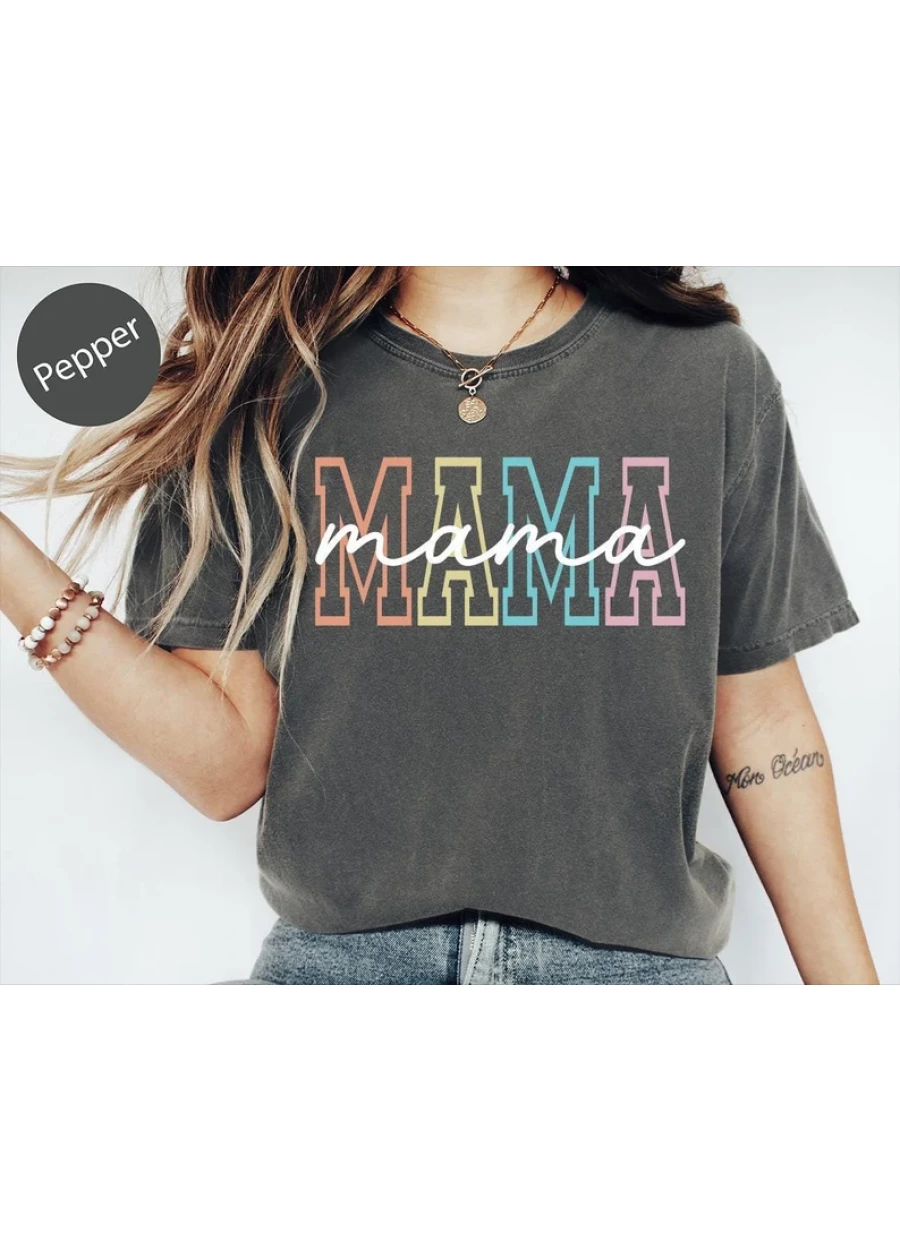 Comfort Colors® Mama Shirt For Mothers Day Gift, Mama Tshirt For Birthday Gift For Mom, Baby Shower Gift, Mom Pregnancy Announcement Shirts