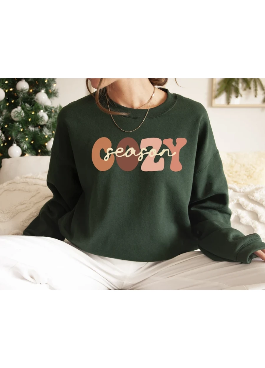 Cozy Season Fall Sweatshirt: Thanksgiving Autumn Vibes
