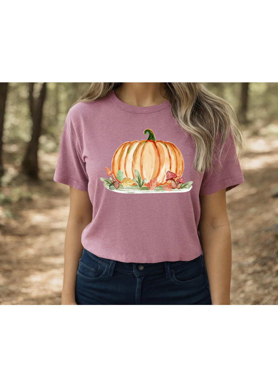 Watercolor Pumpkin T-shirt, Colorful Pumpkin Shirt, Watercolor Pumpkins, Autumn Tee, Cute Fall Shirt, Halloween Shirt, Gift For Halloween