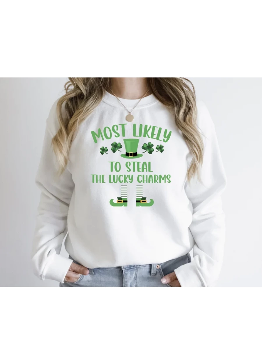 Personalized St Patricks Day Sweatshirt, Custom Irish Family Matching Sweater