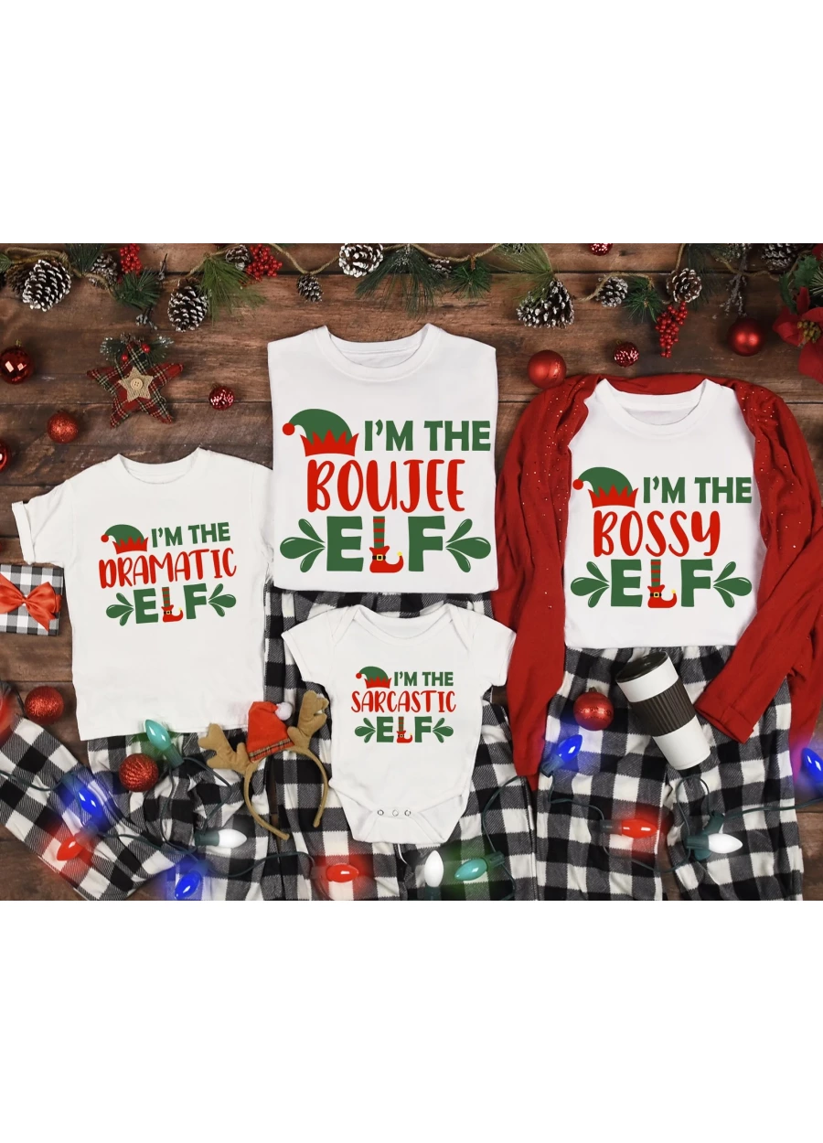 Personalized Elf Family Christmas Shirt: Matching Christmas Pajamas