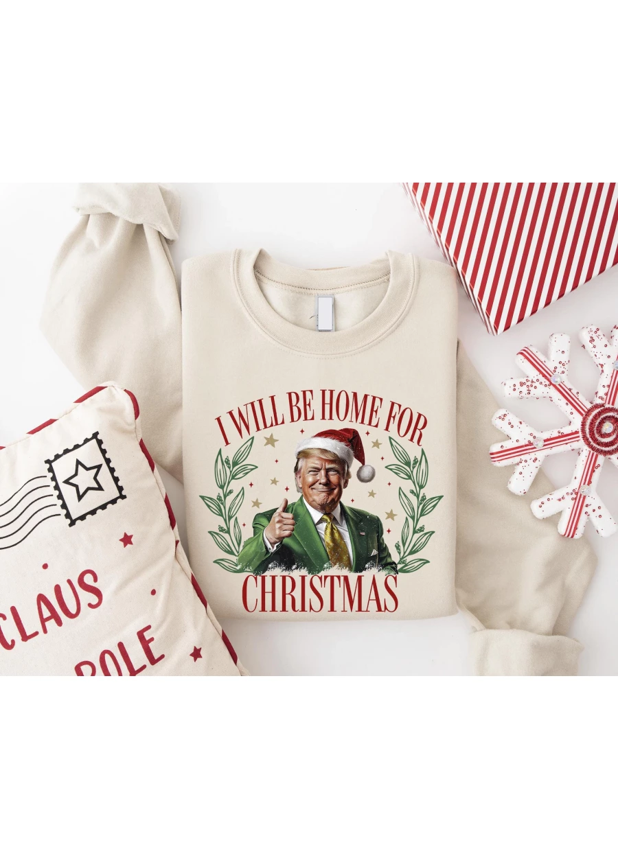 Trump Christmas Sweatshirt: Humorous Republican Holiday Sweater
