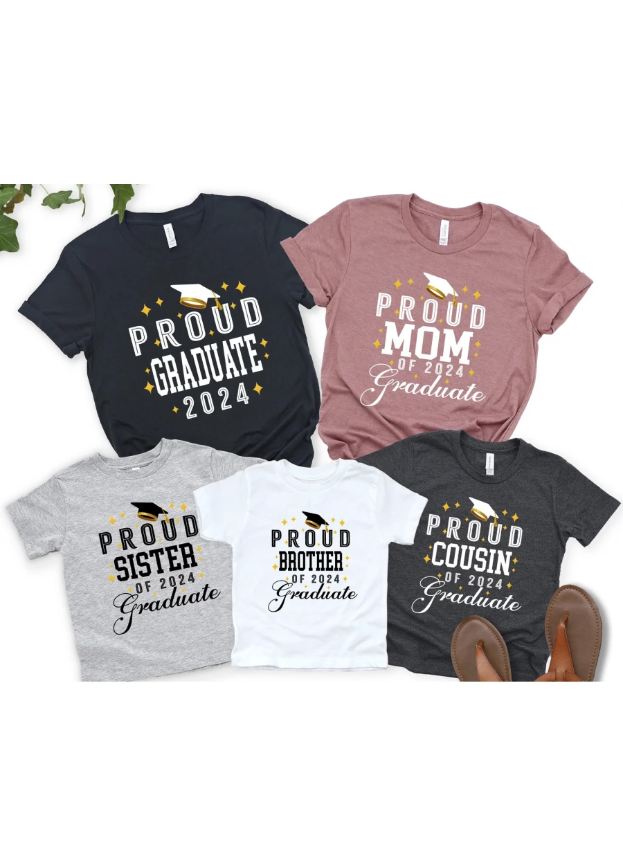 Custom Family Graduation Shirts: Senior 2025 Matching T-Shirt