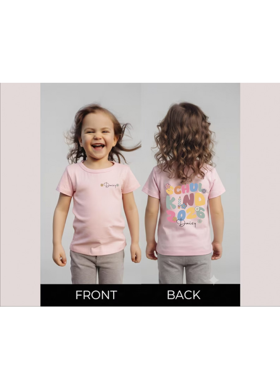 Personalized Schulkind 2026 Shirt, Custom Name School Child Tee