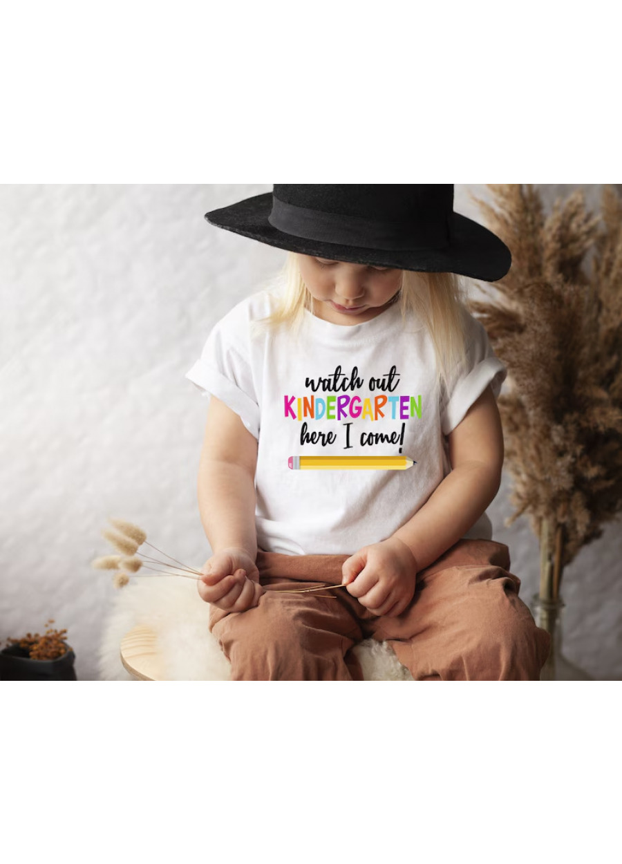 First Day of School Shirt: Kindergarten, Preschool, First Grade