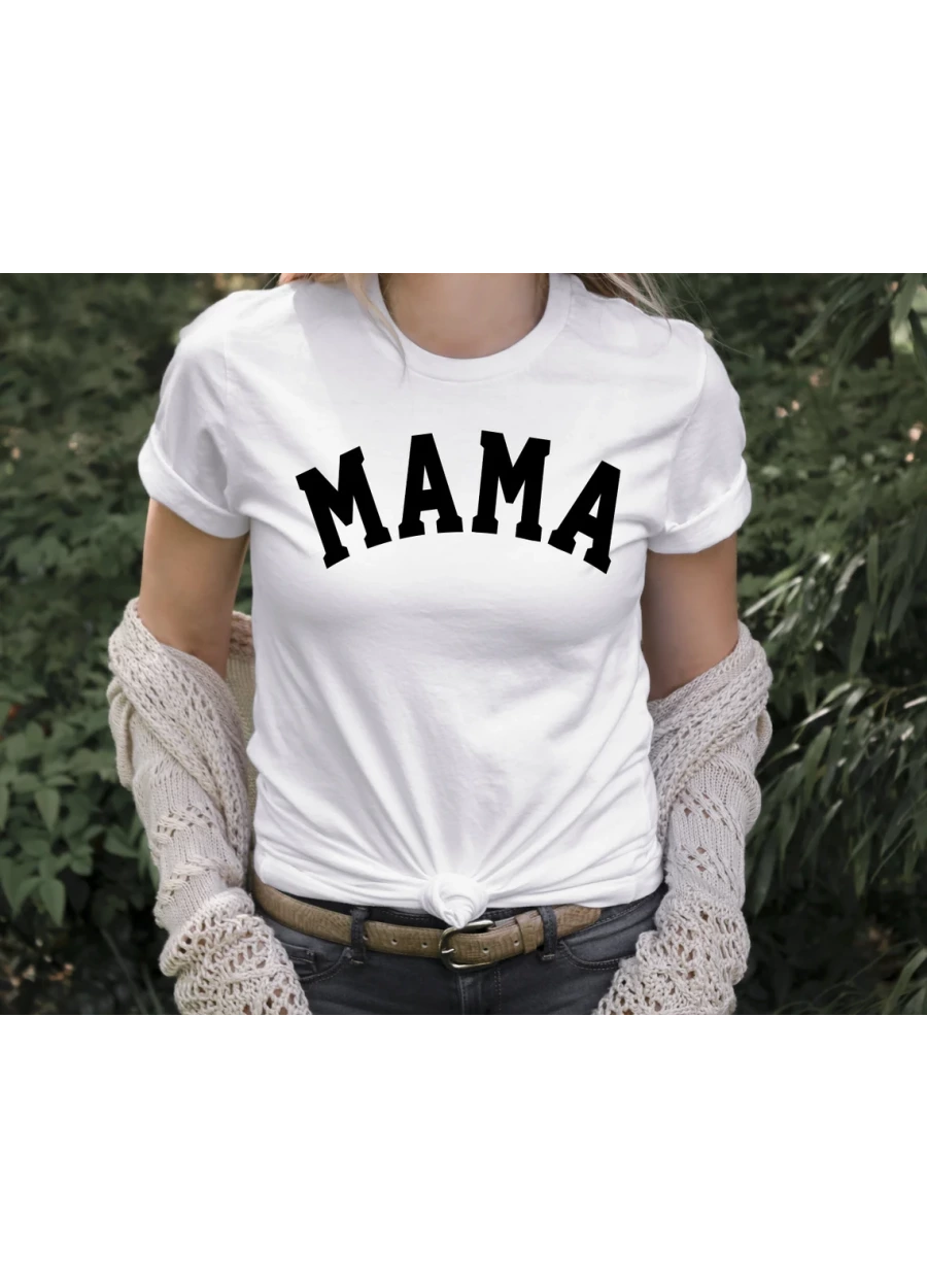 Mama Shirt For Mothers Day Gift, Mom Life Shirt, Cute Mom Shirt, Mama T-shirt For Birthday Gift For Her, Baby Shower Gift, Gift For Mom