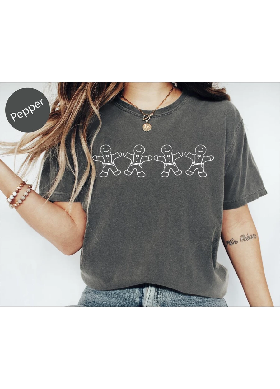Gingerbread Man Christmas T-Shirt: Holiday Baker Gift