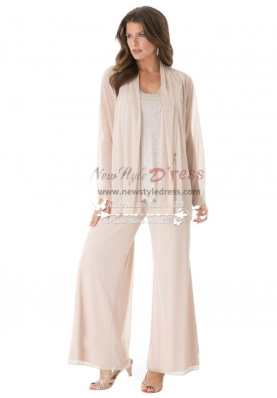 Fashion mother of the bride pant suits Plus size loose women