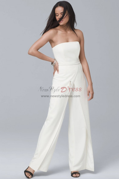 Strapless Bridal Jumpsuits for Wedding payty wps-160