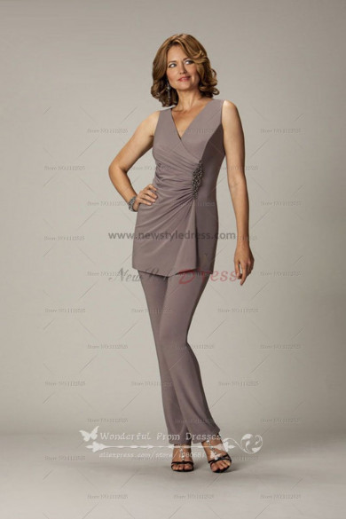 cheap Ankle-Length mother of the bride pants suits party nmo-031
