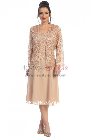 Formal Champagne Mother of the Bride Dresses nmo-330