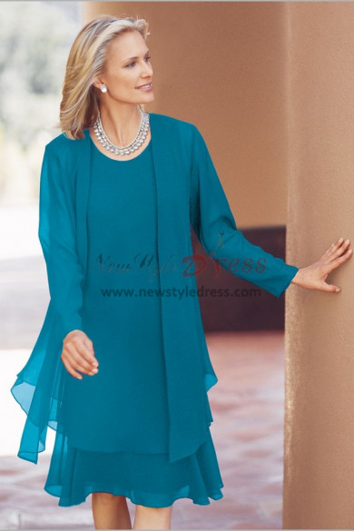 Mother of the bride Chiffon dresses with Jacket nmo-474