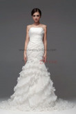 New Style Mermaid Ruffles Tiered Wedding Dresses nw-0114