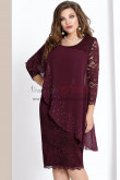 Dressy Plus Size Burgundy Lace Mother Of The Bride Dresses with Crystal nmo-367