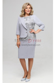 2023 Knee-Length Modern Asymmetry Gray Mother of the Bride Dresses mds-0017