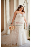2023 Plus Size Wedding Dresses, Lace Up Strapless Bride Dresses bds-0032